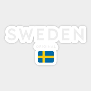 Sweden flag, swedish flag Sticker